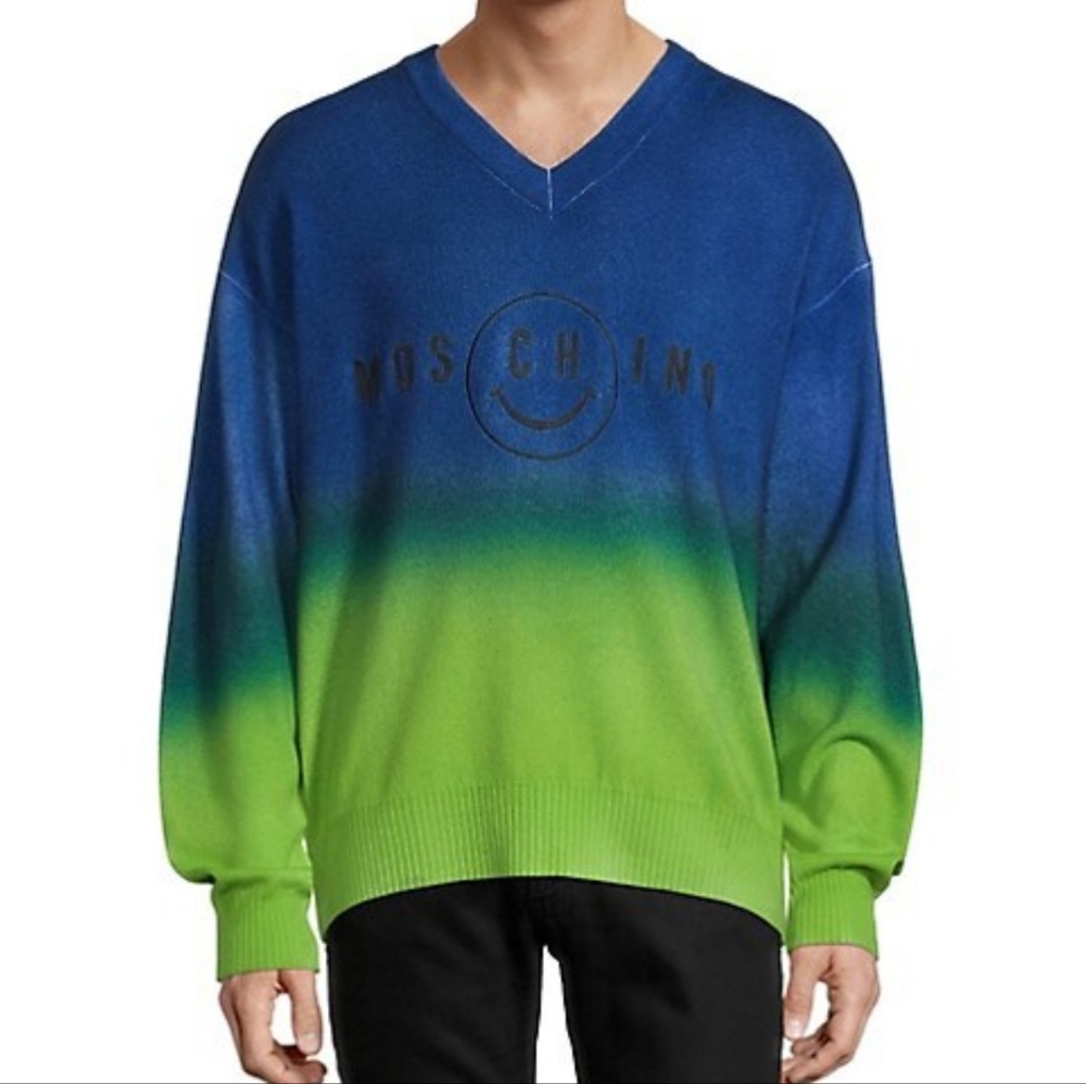 MOSCHINO Dégradé Emoji Logo Sweater